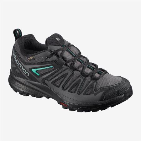 Salomon X CREST GTX W Womens Hiking Shoes Black | Salomon South Africa